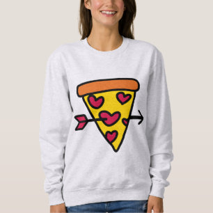 Moletom Eu Amo Pizza Para Sempre