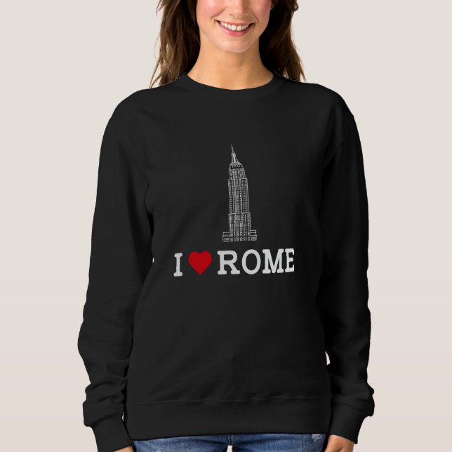 Moletom Eu Amo Romei Prank Gag Empire State Prankster Dive (Frente)