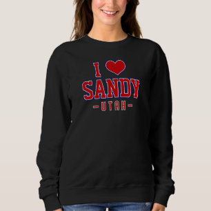 Moletom Eu Amo Sandy Utah