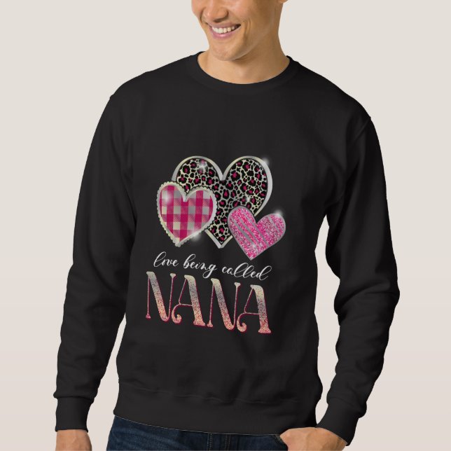 Moletom Eu Amo Ser Chamado de Nana Dia das Mães Leopard Mo (Frente)