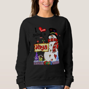 Moletom Eu Amo Ser Um Boneco de Neve Yaya Natal