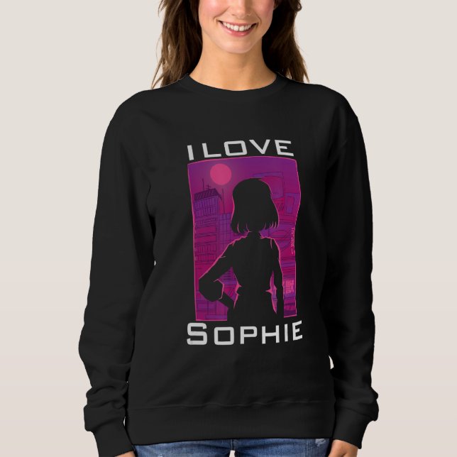 Moletom Eu amo Sophie (Frente)