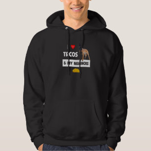 Moletom Eu Amo Tacos E Meu Cachorro Malinois Belga Comida