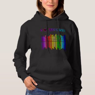 Moletom Eu amo Techno