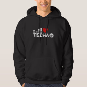 Moletom Eu amo Techno