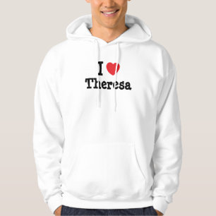 Moletom Eu amo Theresa Heart Shirt