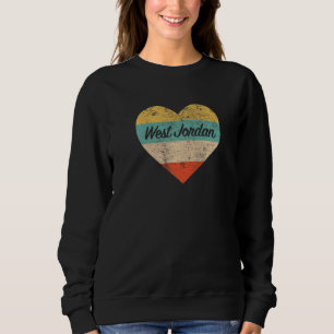 Moletom Eu Amo West Jordan Utah Vintage Distante Retro