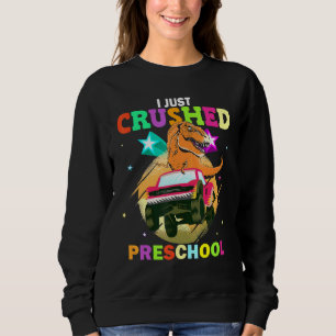 Moletom Eu Apenas Esmagei A Pré-Escola T Rex Monster Dinos