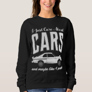 Moletom Eu apenas importo-me com o presente dos carros