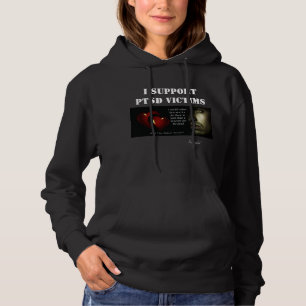 Moletom Eu apoio Vítimas PTSD Hoodie