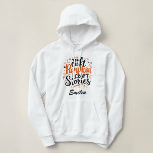 Moletom Eu Artesanato Histórias de Halloween, Hoodie Perso