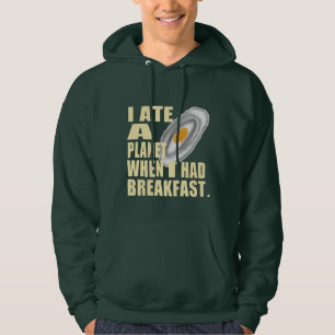Moletom Eu Comi Um Planeta Quando Eu Tinha Hoodie Café Da