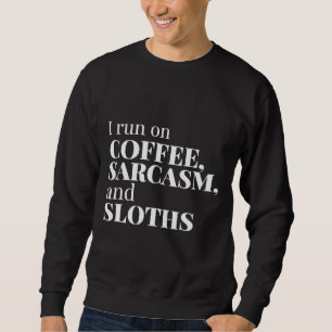 Moletom Eu Corro No Café Sloth Nap