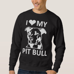 Moletom Eu Corto Meu Pitbull Eu Amo Meu