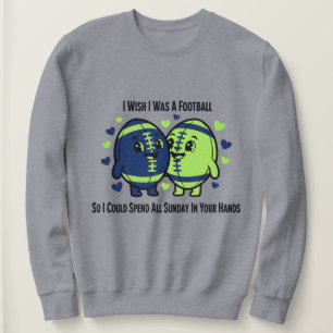 Moletom Eu Desejo Ser um Futebol - Seattle Seahawks Modern