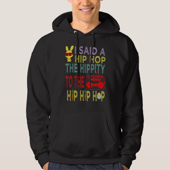 Moletom Eu Disse "Hip Hip Hop Bunny Easte" (Frente)