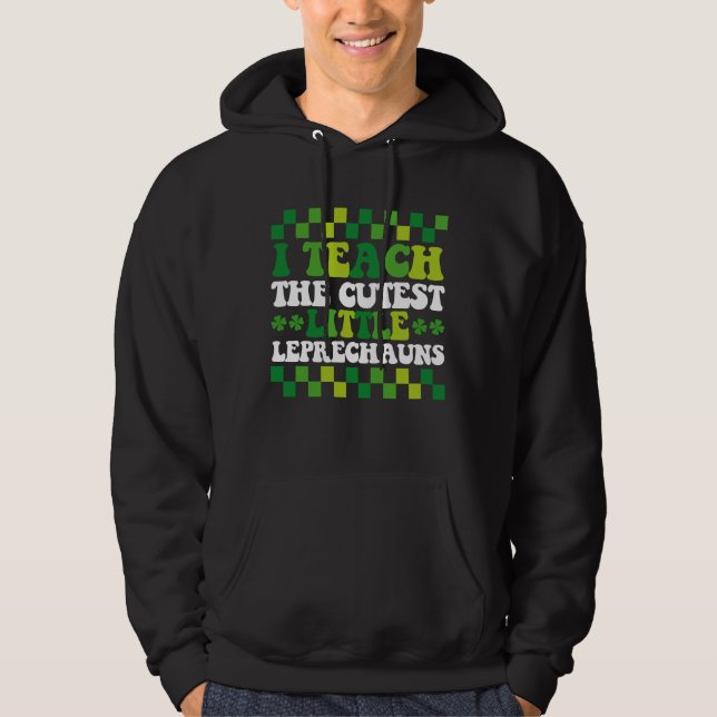 Moletom Eu Ensino Os Pequenos Leprechauns Mais Fofos Profe (Frente)