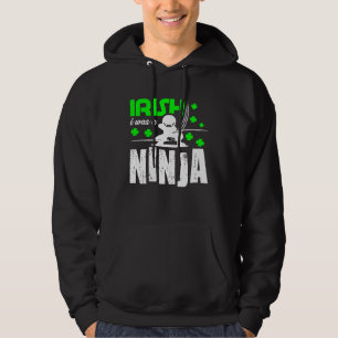 Moletom Eu Era um Ninja Irlandês Dia de São Patrício Japão