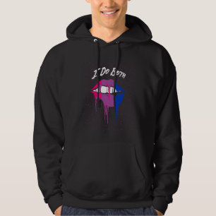 Moletom Eu Faço Ambos Bissexual LGBTQ Orgulho Bi Pansexual