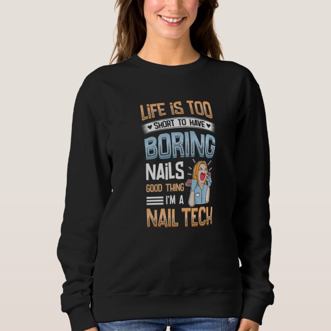 Moletom Eu Faço Unhas  Técnico de Unhas  1 (Frente)