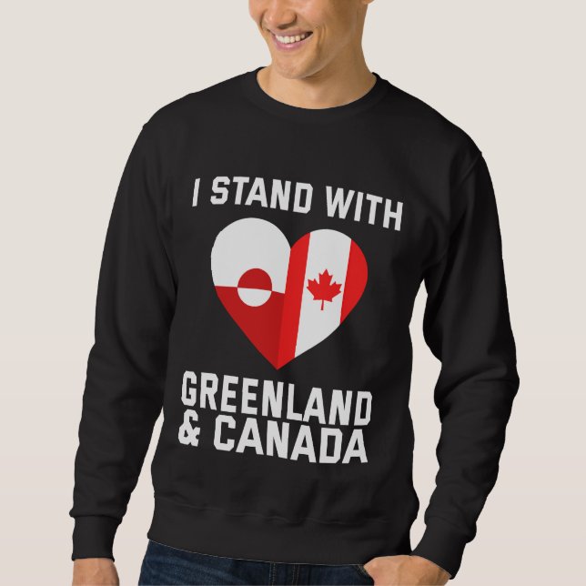 Moletom Eu Fico Com A Groenlândia E O Canadá (Frente)
