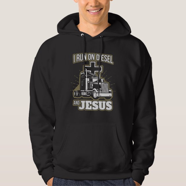 Moletom Eu Funciono a Diesel e Jesus (Frente)