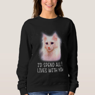 Moletom Eu Gasto Todas As 9 Vidas Com Você Cat