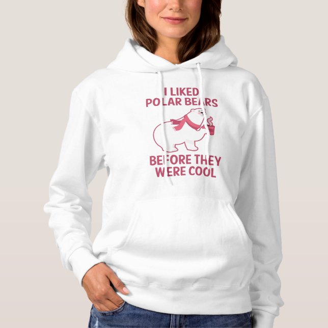 Moletom Eu Gostava de Ursos Polares (Frente)