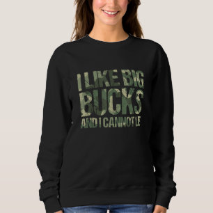 Moletom Eu Gosto De Grandes Bucks E Não Consigo Mentir Vel
