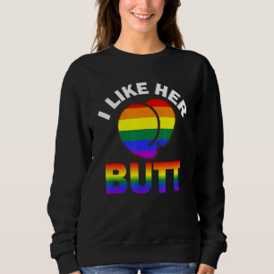 Moletom Eu Gosto De Seu Bumbum Lgbt Quente Lésbica Gay Tra