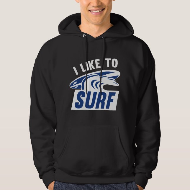 Moletom Eu Gosto De Surf (Frente)