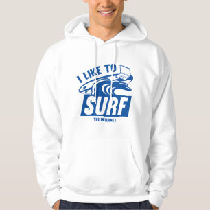 Moletom Eu Gosto De Surf Na Internet