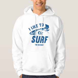 Moletom Eu Gosto De Surf Na Internet
