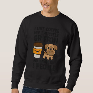 Moletom Eu Gosto Do Café Meu Griffon Bruxelas E Talvez Com