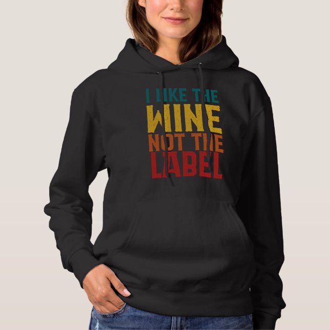 Moletom Eu Gosto Do Vinho E Não Do Rótulo (Frente)