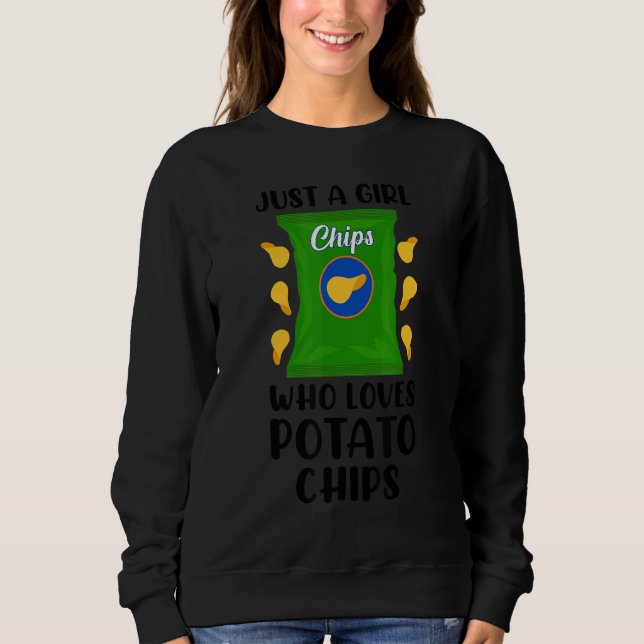 Moletom Eu Gosto Muito De Batatas Ok, Comida Pun (Frente)