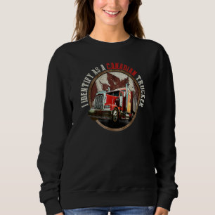 Moletom Eu Identifico Como Um Caminhoneiro Canadense Suppo