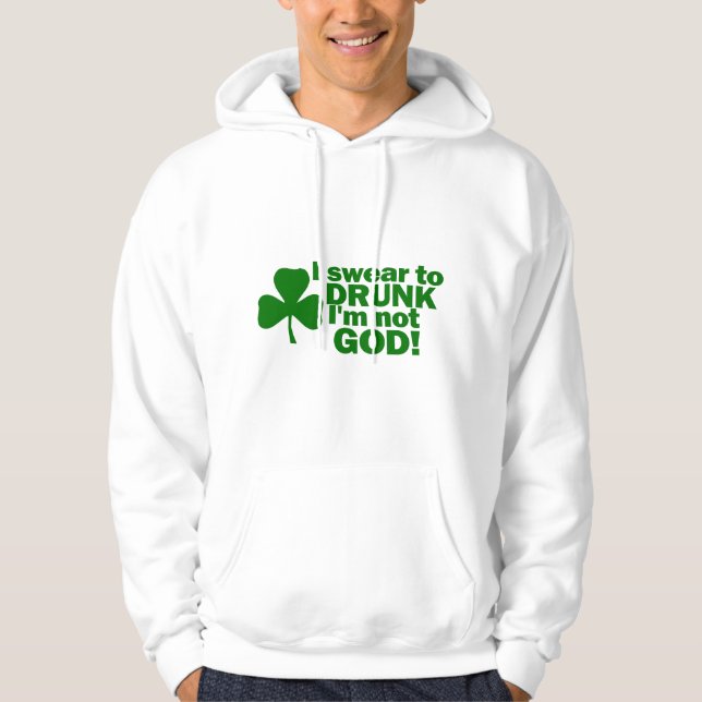 Moletom Eu juro ao BEBADO que eu não sou DEUS! (Frente)