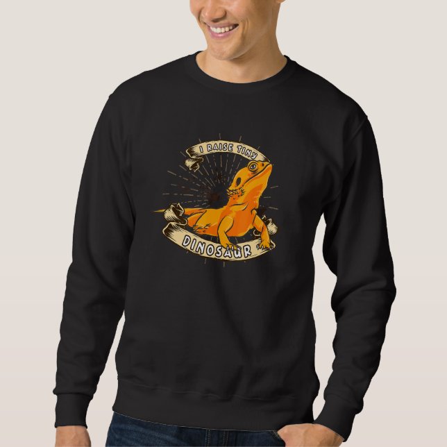 Moletom Eu Levanto Pequenos Dinossauros Com Dragão (Frente)