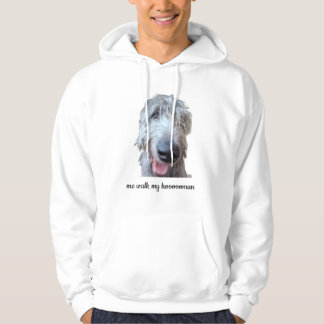 Moletom Eu Levo Meu Hoooooman Para Caminhar Camisola Irlan