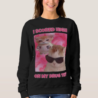 Moletom Eu marquei mulheres meme de gato alto