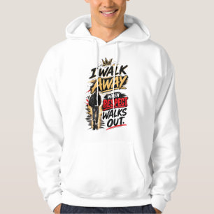 Moletom Eu Me Afasto Quando o Respeito Sai Citação