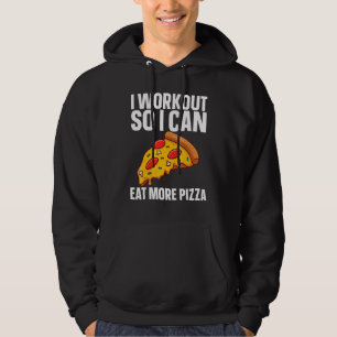 Moletom Eu Me Exercito Para Poder Comer Mais Pizza   Ginás