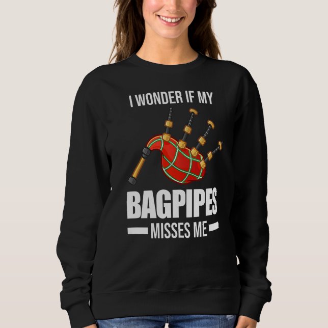 Moletom Eu Me Pergunto Se Minhas Bolsas Perderam A Bagpipe (Frente)