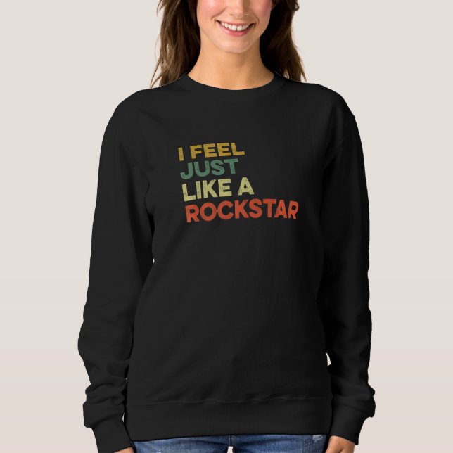 Moletom Eu me Sinto como uma Estrela do Rock Meme Viral Mú (Frente)