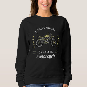 Moletom Eu Não Assusto Eu Sonho Uma Citação De Biker De Mo