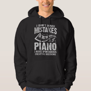 Moletom Eu não cometo erros ao tocar pianista