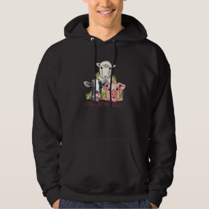 Moletom Eu não como meus amigos vegetarianos vegetarianos