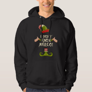 Moletom Eu não conheço a família do Elf Margo no Natal L