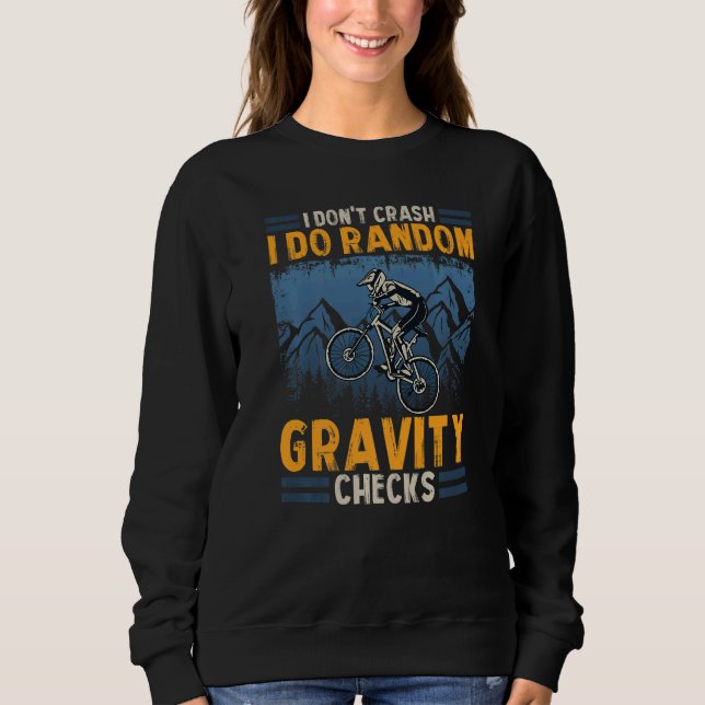 Moletom Eu não despenho Eu faço testes aleatórios de gravi (Frente)